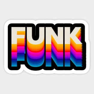 4 Letter Words - Funk Sticker